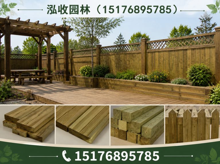 阿克苏京津冀防腐木工程展示图